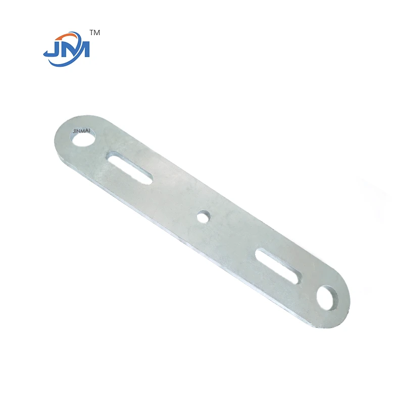 Kub Dip Galvanized tsib lub qhov sib koom ua ke phaj, hloov lub phaj sib txuas, hla sab caj npab txuas phaj, hluav taws xob fittings hlau accessories