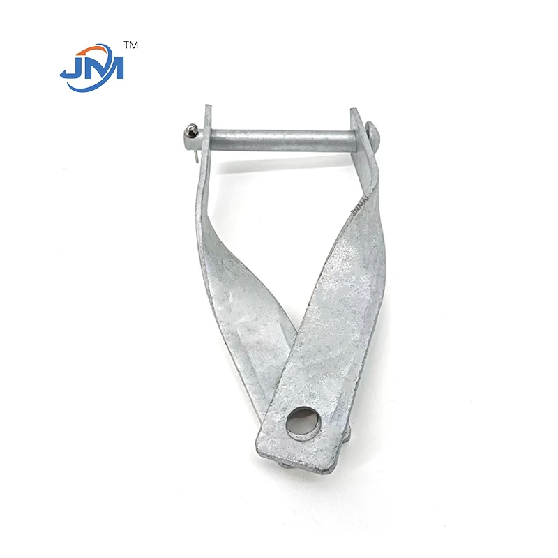 Kub dip galvanized steel Twisted pluaj clevis rau tshaj taub hau kab accessories