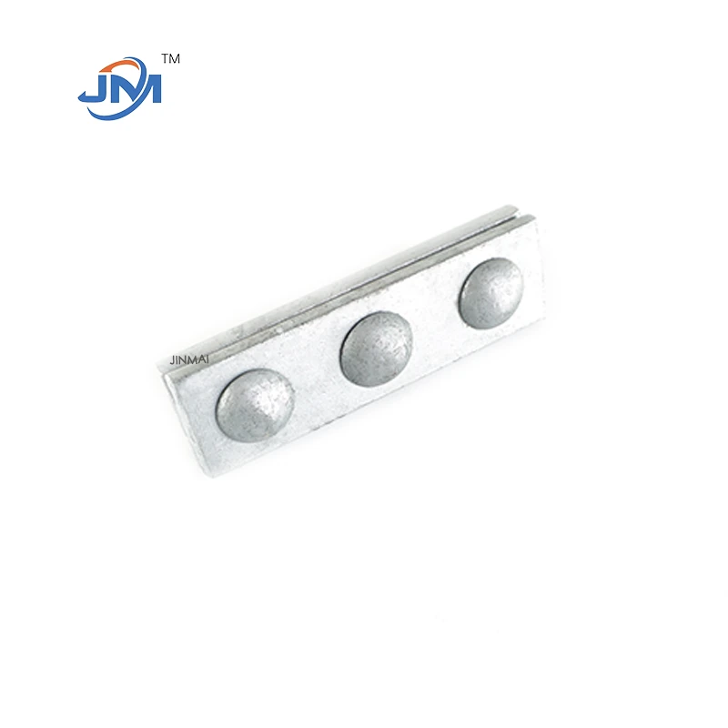 Kub Dip Galvanized Peb Bolt Hlau Clamp