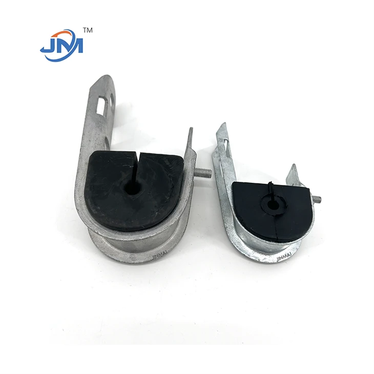 Kub - dip galvanized Joot Kaw Clamp / ADss Cable Kev Ncua Clamp