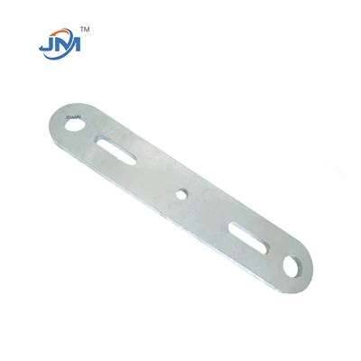 Kub Dip Galvanized tsib lub qhov sib koom ua ke phaj, hloov lub phaj sib txuas, hla sab caj npab txuas phaj, hluav taws xob fittings hlau accessories