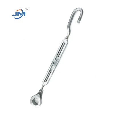 Kub - dip galvanized qhib lub cev turnbuckle bolts