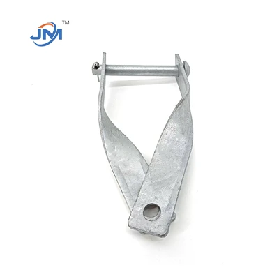 Kub dip galvanized steel Twisted pluaj clevis rau tshaj taub hau kab accessories
