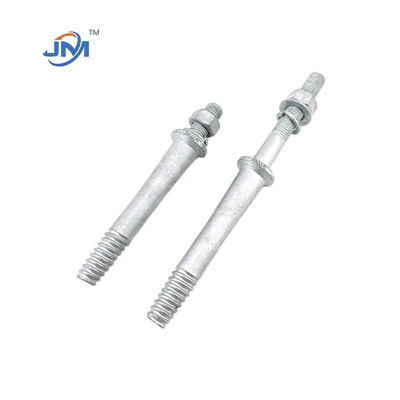 Kub - dip Galvanizing Steel Hlau Pin / Insulator spindle