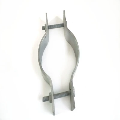 Kub DIP Ncej Qhab Band Galvanized Steel C Sawv Mounting Clamps Hlau
