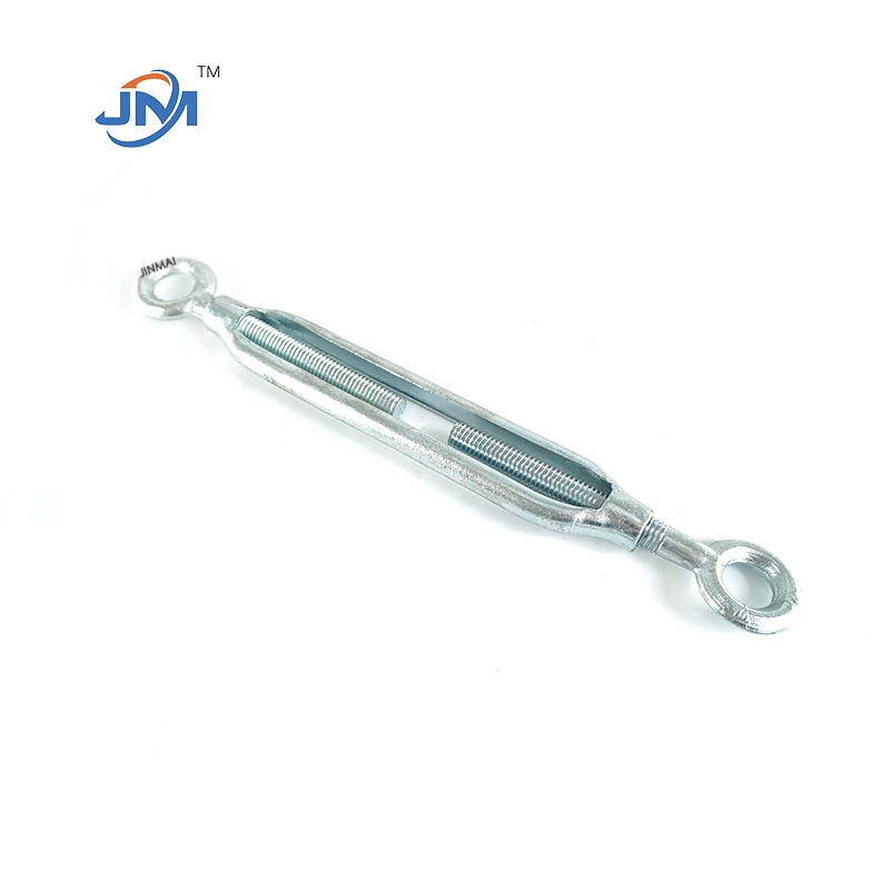 Kev faib lub cev turnbuckle bolts kub dip galvanized / Electro galvanized